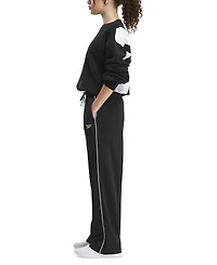 Reebok Women's Id Side-Stripe Classic Tricot Track Pants
