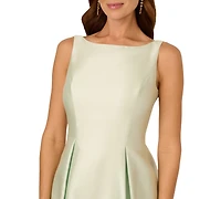 Adrianna Papell Boat-Neck A-Line Dress