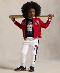 Polo Ralph Lauren Little Boys Logo Double Knit Joggers