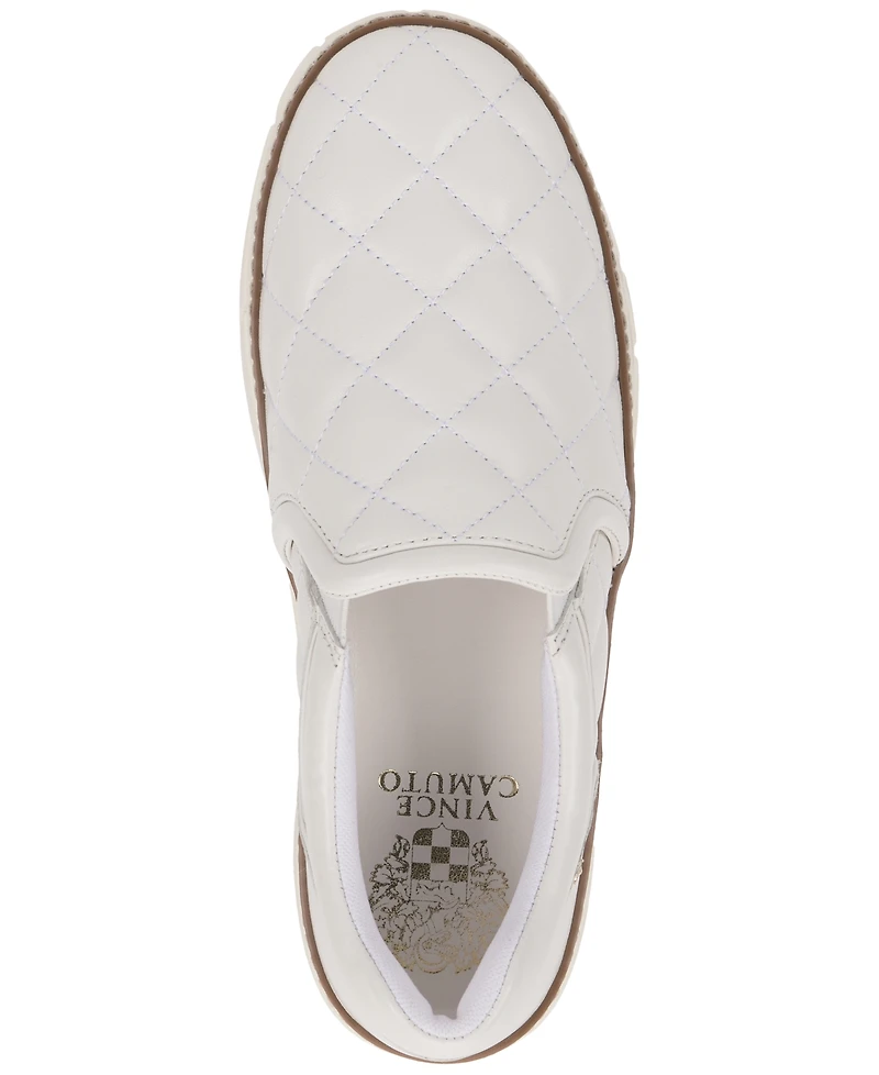 Vince Camuto Women's Romie Quilted Slip-On Platform Sneakers