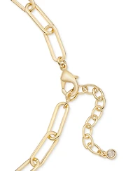 On 34th Gold-Tone Mixed Stone Multi-Charm Pendant Necklace, 20" + 2" extender, Exclusively at Macy's