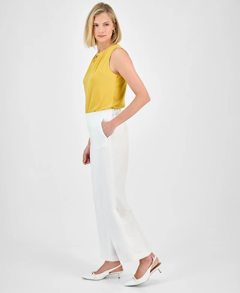 Kasper Women's Linen-Blend Pants