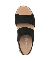 LifeStride Women's Festive Washable Slingback Wedge Sandals