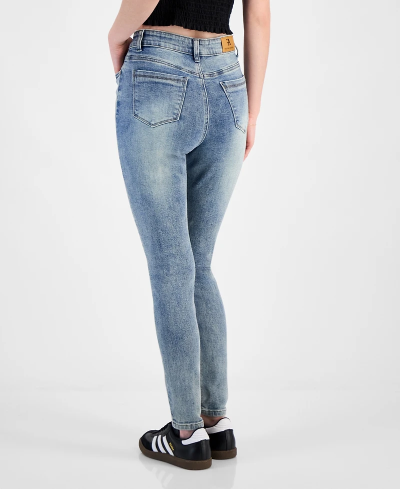 Gogo Jeans Juniors' Stretch Curvy Skinny Jeans