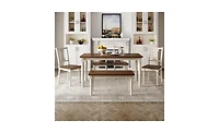 Classic 6-Piece Dining Set for Timeless Style and Comfortable Dining Experience