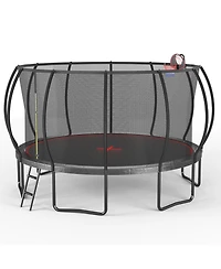 Streamdale 16FT trampoline Pumpkin- Black Red