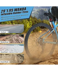 Streamdale 29 Inch Wheels 8 Speed Mountain Bike, for Men Women Boys and Girls, Front Suspension