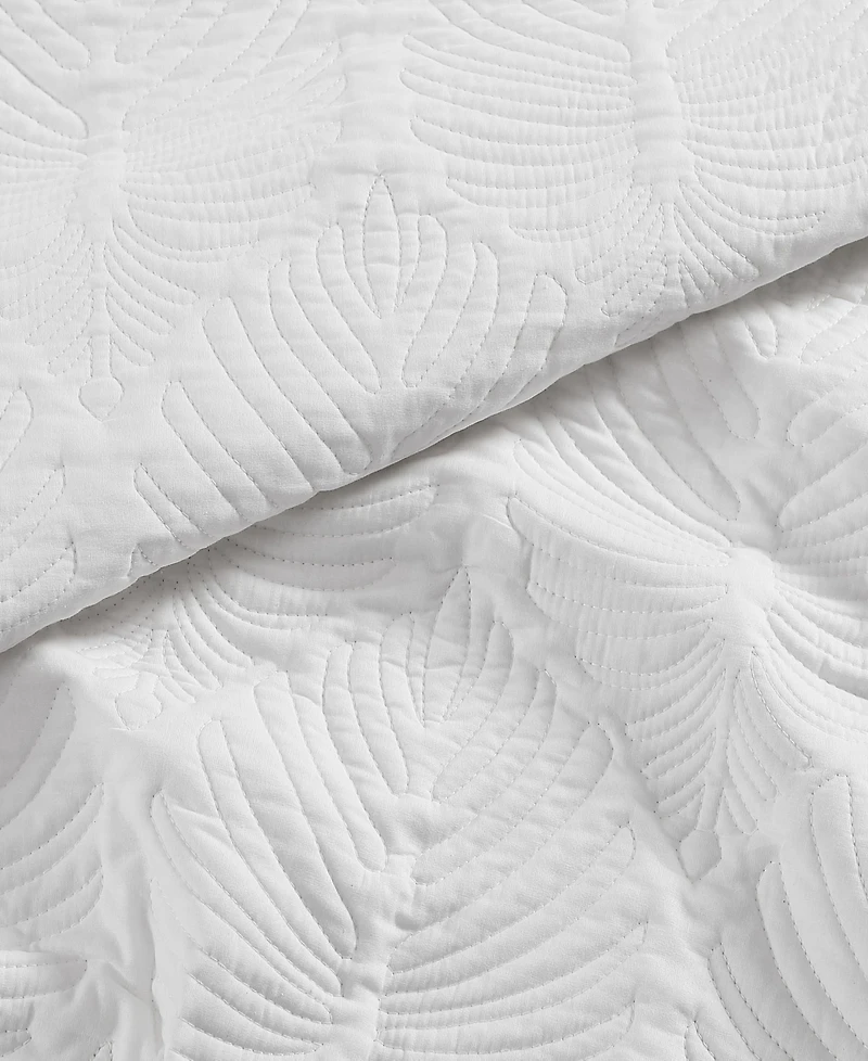 Tommy Bahama Line Palm Cotton Reversible 3-Pc. Quilt Set