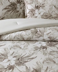 Tommy Bahama Beachway Blooms Reversible 3-Pc. Comforter Set, Full/Queen