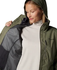 Columbia Women's Hikebound Ii Hooded Waterproof Jacket