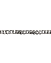 Laundry by Shelli Segal Silver Tone Chunky Chain Necklace with Pave Stones