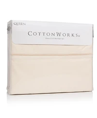 CottonWorks 1000 Thread Count 100% Pima Cotton Sateen 4-Pc. Sheet Set