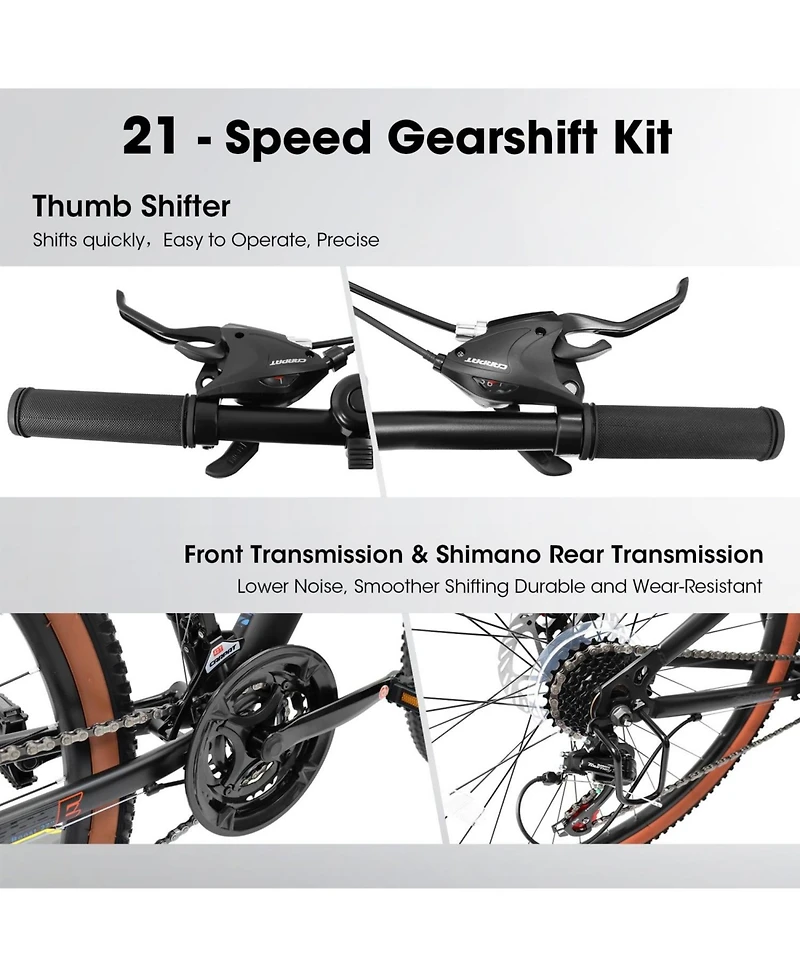 Streamdale 27.5" Mountain Bike with 21-speeds