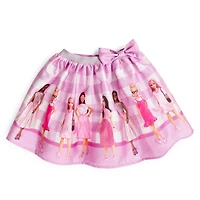 Barbie Little Girls Tank Top, Satin Skirt and Crossbody Bag 3 Piece Outfit Set