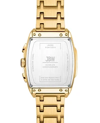 Jbw Men's Echelon Diamond Gold-Plated Stainless-Steel Watch