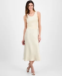 Anne Klein Women's Flared Pull-On Midi Skirt