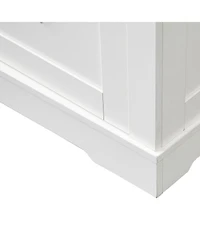 Streamdale Farmhouse Buffet Cabinet with 2 Doors, 3 Drawers, and Sliding Barn Door