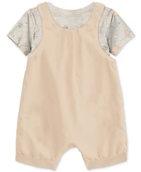 Disney Baby Winnie-the-Pooh T-Shirt & Shortall, 2 Piece Set
