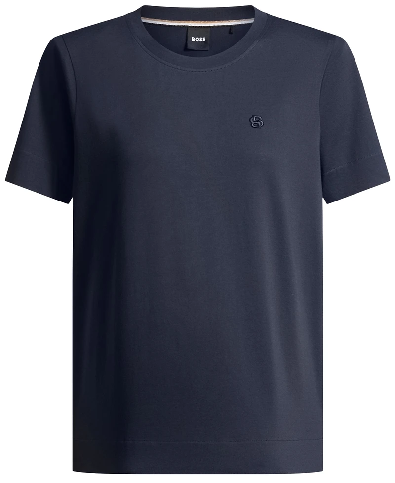 Boss by Hugo Women's Mercerized Cotton T-Shirt