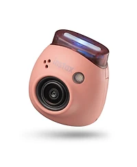 Fujifilm Instax Pal Digital Camera, Powder Pink, Bundle with 64GB Memory Card and Otg Reader