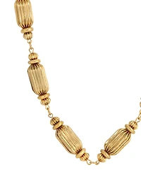 2028 Gold-Tone Textured Collar Necklace