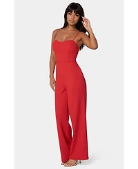 Bebe Women's Sweetheart Jumpsuit