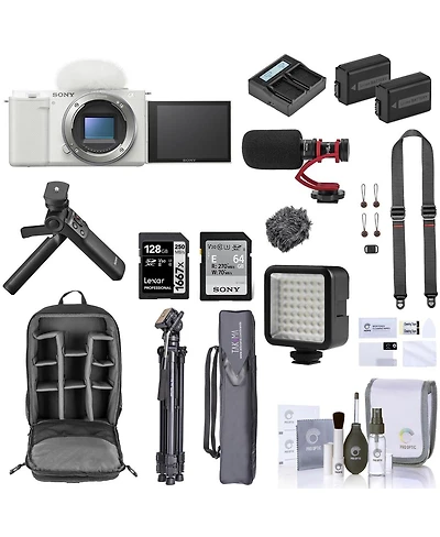 Sony Sony Zv-E10 Mirrorless Vlog Camera, White