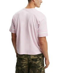 Cotton On Men's Cropped Fit Panel T-Shirt