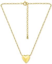 Giani Bernini Heart Pendant Necklace, 16" + 2" extender Sterling Silver or 18k Gold Over Silver, Exclusively at Macy's