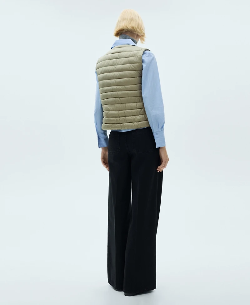 Mango Women's Quilted Gilet Vest