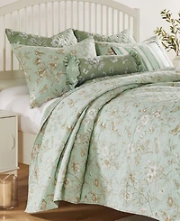 Greenland Home Fashions Olivia Garden Toile 3-Pc. Quilt Set