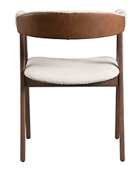Furniture of America 2-Pc. Pearlcrest Boucle Fabric Dining Chair Set