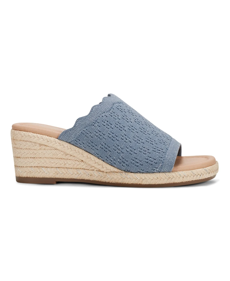 Easy Spirit Women's Shanice Espadrille Wedge Sandals