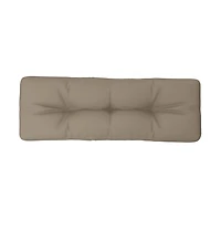 Pallet Cushion Taupe 47.2"x15.7"x4.7" Fabric