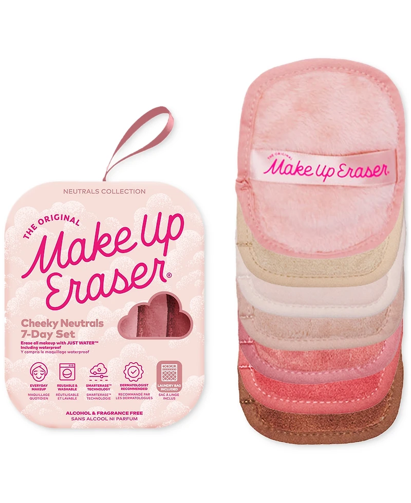 MakeUp Eraser 7-Pc. Cheeky Neutrals Makeup-Removing Cloth Set