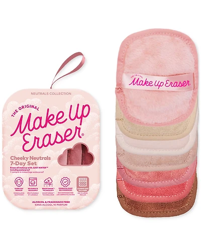 MakeUp Eraser 7-Pc. Cheeky Neutrals Makeup-Removing Cloth Set