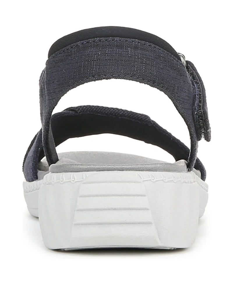 LifeStride Women's Lane Washable Open Round Toe Strappy Sandals