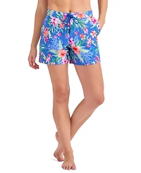 Tommy Bahama Women's Floral-Print Drawstring Board Shorts