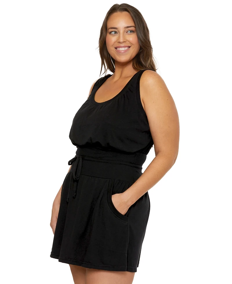 Becca Etc Plus Beach Date Burnout Knit Dress Cover-Up
