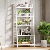 Tribesigns 5-Tier Bookshelf Modern Bookcase, 5 Shelf Ladder Shelf Book Storage Shelf Organizer for Living Room, Home Office