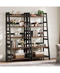 Tribesigns 5-Tier Bookshelf Modern Bookcase, 5 Shelf Ladder Book Storage Organizer for Living Room, Home Office
