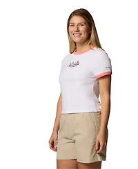 Columbia Women's Rolling Bend Graphic Ringer Top