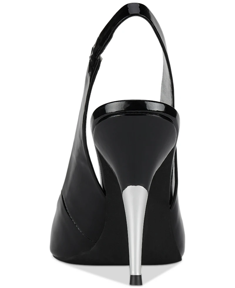 Jeffrey Campbell Charis Peep-Toe Slingback Pumps