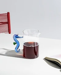 Ichendorf Marine Garden Seahorse Glass Jug, 50.7 oz.