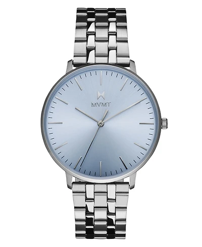 Mvmt Men's Legacy Slim Silver Tone Stainless Steel Bracelet Watch, 42mm