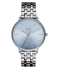 Mvmt Men's Legacy Slim Silver Tone Stainless Steel Bracelet Watch, 42mm