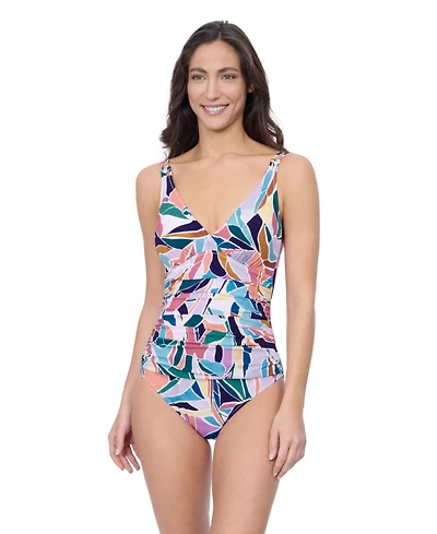 Profile by Gottex Women's Aura V Neck One Piece