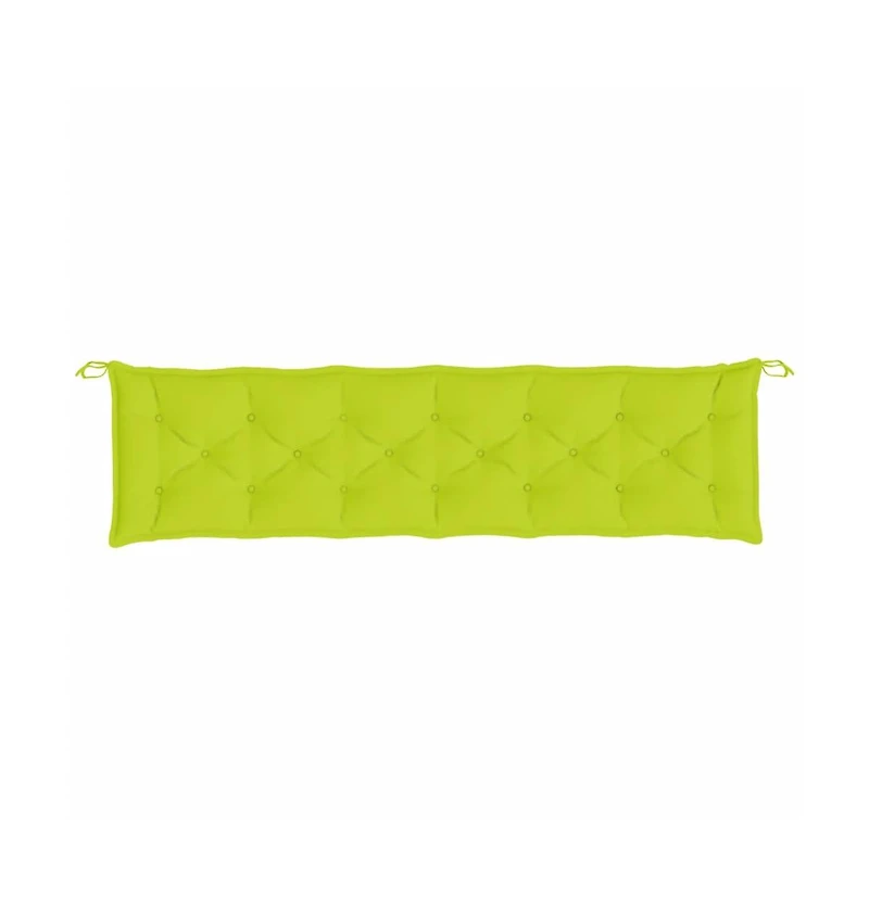 Garden Bench Cushion Bright Green 78.7"x19.7"x2.8" Oxford Fabric