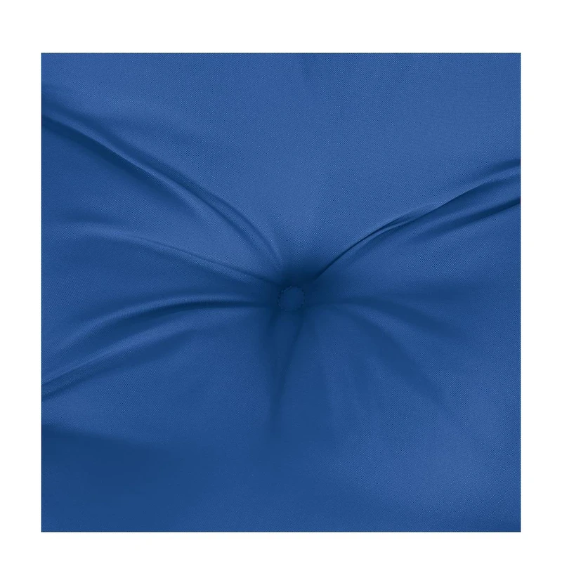 Garden Bench Cushions 2 pcs Blue 47.2"x19.7"x2.8" Oxford Fabric