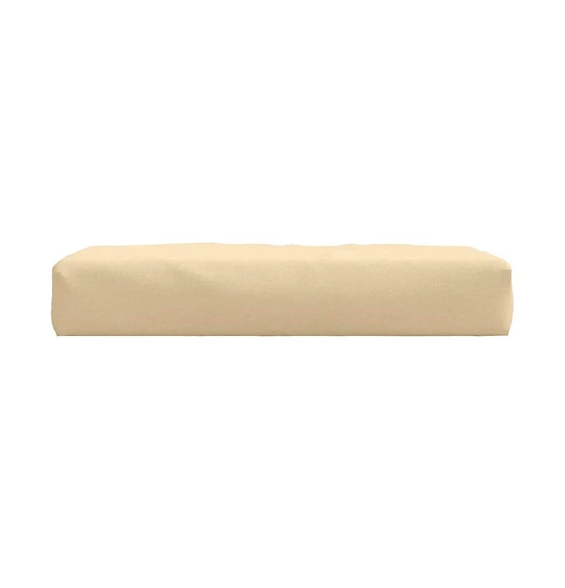 Pallet Cushion Melange Beige 23.6"x23.6"x3.7" Fabric